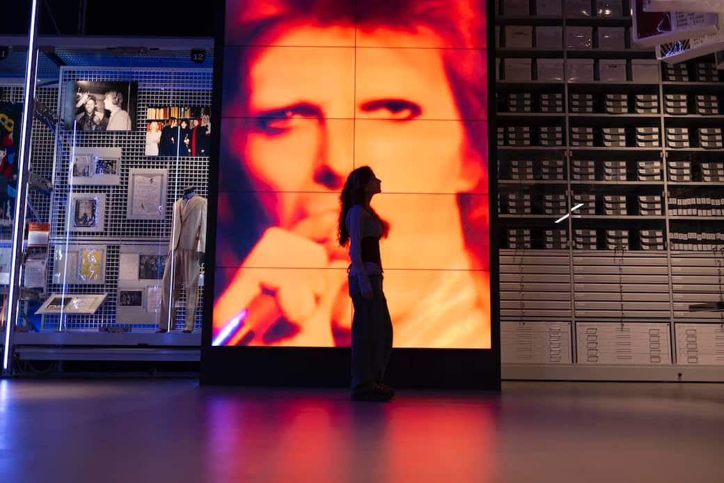 The David Bowie Centre at V&A East Storehouse. Photo by David Parry, PA Media Assignments.