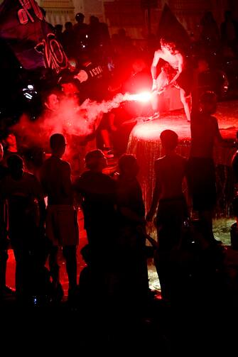 calcio, coppa italia, napoli, juventus, festeggiamenti, tifosi,
