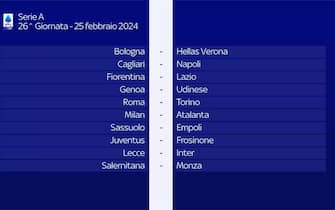 Calendario Serie A 2023 2024, tutte le giornate di campionato