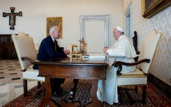 papa francesco e joe biden