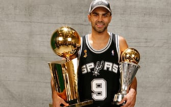 CLEVELAND - JUNE 14:  of the Cleveland Cavaliers against the San Antonio Spurs in Game Four of the NBA Finals at the Quicken Loans Arena on June 14, 2007 in Cleveland, Ohio. NOTE TO USER: User expressly acknowledges and agrees that, by downloading and/or using this Photograph, user is consenting to the terms and conditions of the Getty Images License Agreement. Mandatory Copyright Notice: Copyright 2007 NBAE (Photo by Nathaniel S. Butler/NBAE via Getty Images)