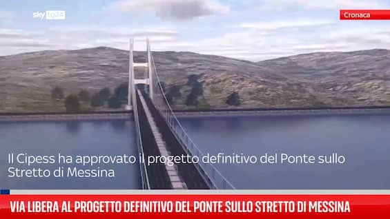 via libera al progetto definitivo del ponte sullo stretto