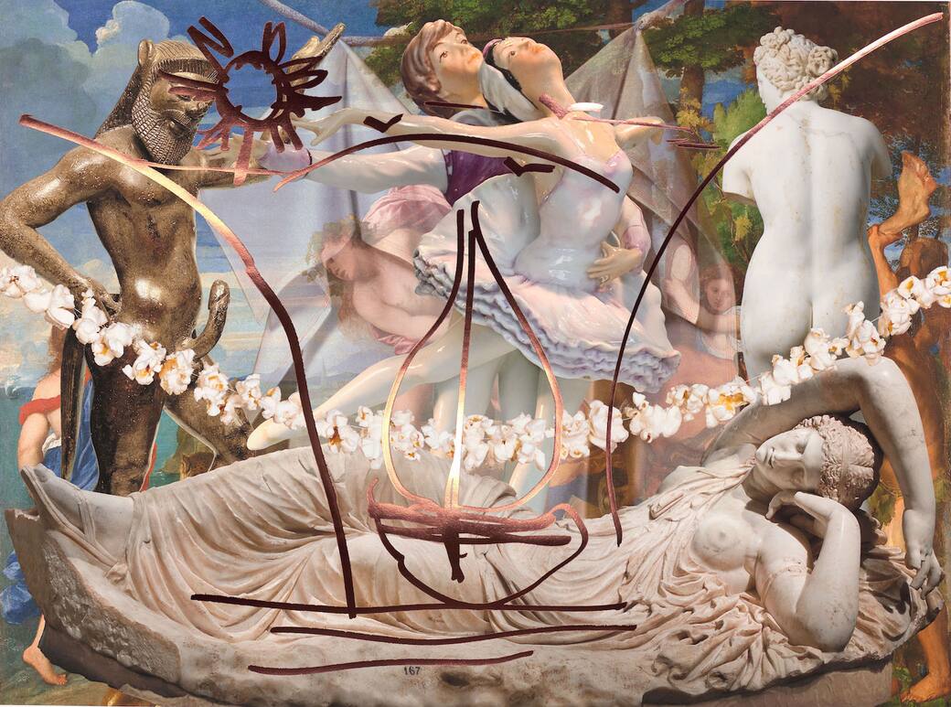 Jeff Koons, Antiquity (Ariadne Titian Bacchus Popcorn). Courtesy of the artist and Two Palms, NY