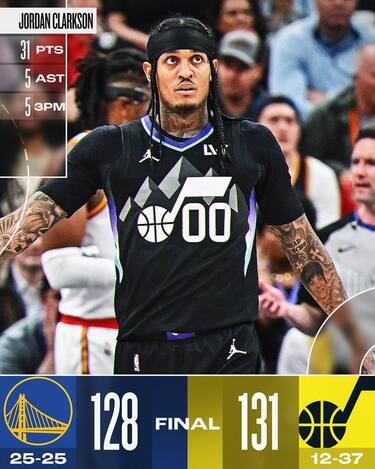 UTAH JAZZ-GOLDEN STATE WARRIORS 131-128