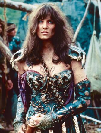 Lucy Lawless in una scena di Xena
