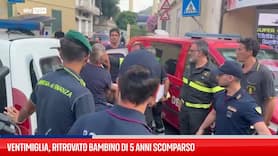 Ventimiglia, ritrovato bambino di 5 anni scomparso