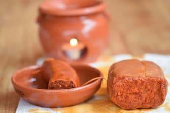 scaldanduja a calabrian terracotta tool to warm up the nduja with meals