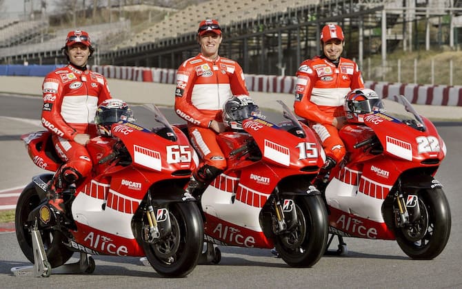 Ducati MotoGP tutte le moto dal 2003 al 2025. FOTO Sky Sport