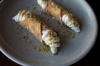 PORTLAND, ME - FEBRUARY 18: Dine Out: Cannoli at Lena's Italian Comfort in Portland on Sunday, February 18, 2018. (Staff Photo by Ariana van den Akker/Portland Portland Press Herald via Getty Images)