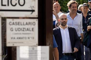 Roberto Saviano esce dal tribunale di piazzale Clodio. Roma 27 giugno 2023
ANSA/MASSIMO PERCOSSI