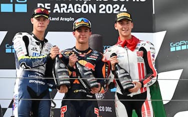 Moto3, Rueda trionfa. Primo podio per Lunetta