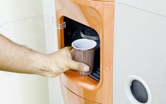 vending machine drinks.