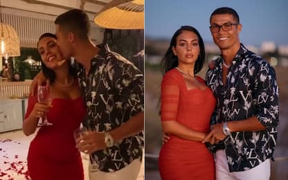 CR7 e Georgina, una festa per il loro amore. VIDEO