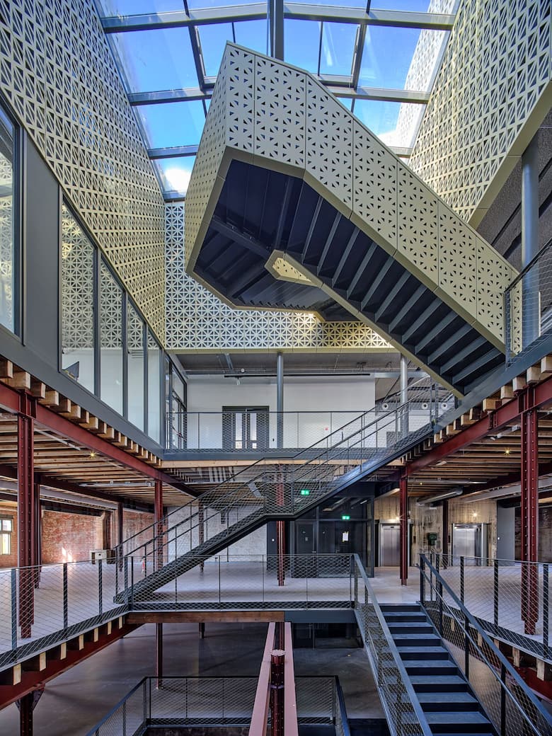 Nederlands Fotomuseum – atrium and central stairwell © Photo Studio Hans Wilschut