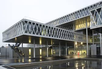 La nuova sede degli Archivi nazionali francesi di Pierrefitte, progettata da Massimiliano e Doriana Fuksas. La sede aprira' al pubblico il 21 gennaio 2013. ANSA/US ARCHIVI NAZIONALI FRANCESI

