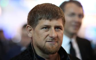 Ramzan Kadyrov, leader of Russias Chechnya region, arrives to attend a session at the St. Petersburg International Economic Forum (SPIEF) in Saint Petersburg, Russia, on Friday, June 19, 2015. SPIEF is an annual international conference dedicated to economic and business issues which takes place at the Lenexpo exhibition center June 18-20. Photographer: Chris Ratcliffe/Bloomberg via Getty Images 
