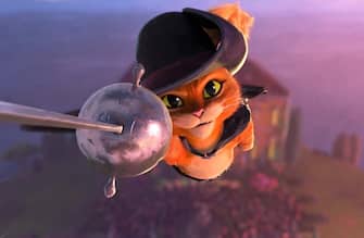 Puss in Boots (Antonio Banderas) in DreamWorks Animation’s Puss in Boots: The Last Wish, directed by Joel Crawford.  