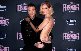 Fedez e Chiara Ferragni durante il photocall di presentazione della trasmissione televisiva "The Ferragnez" a Milano, 17 maggio 2023.ANSA/MOURAD BALTI TOUATI

