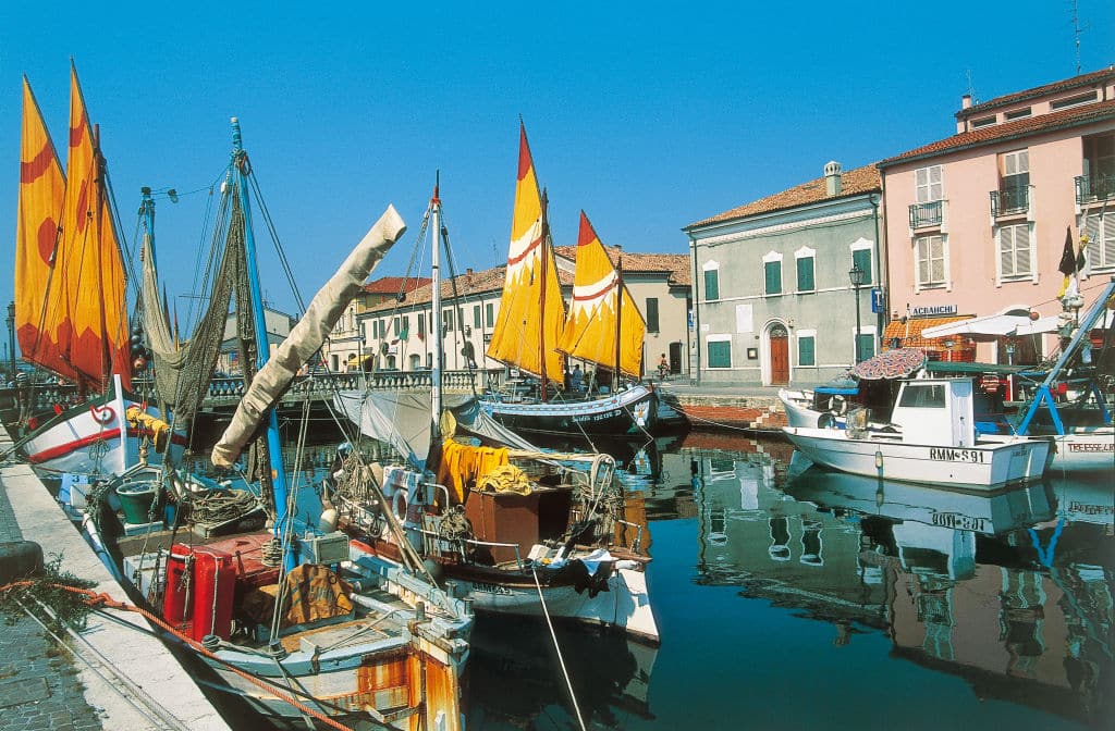 Scorcio del porto di Cervia, Emilia Romagna 