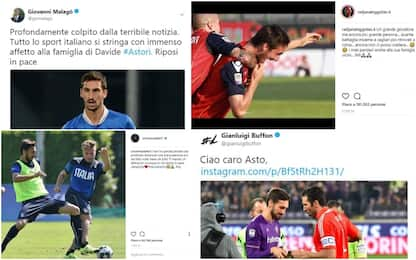 Morto Davide Astori, i messaggi di cordoglio sui social