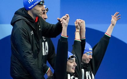 Paralimpiadi, 3 ori e 1 bronzo nel nuoto. Trionfo della 4X100 mista sl