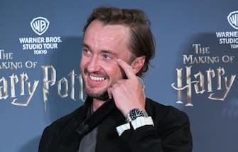 TOKYO, JAPAN - JUNE 15:  Actor Tom Felton attends the opening red carpet event for the Warner Bros. Studio Tour Tokyo - The Making of Harry Potter on June 15, 2023 in Tokyo, Japan.  (Photo by Jun Sato/WireImage)