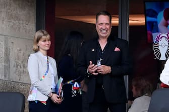 BERLIN, GERMANY - JULY 14: Former England goalkeeper David Seaman looks on prior to the UEFA EURO 2024 final match between Spain and England at Olympiastadion on July 14, 2024 in Berlin, Germany. (Photo by Stu Forster/Getty Images)