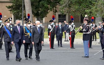 Il ministro della Difesa, Lorenzo Guerini e il Presidente della Repubblica, Sergio Mattarella