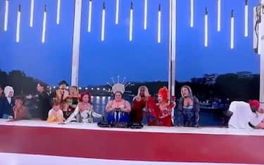 Le drag queens protagoniste dell'Ultima Cena durante la cerimonia d'apertura dei Giochi Olimpici.
X/ MAZACICLISMO
+++ATTENZIONE LA FOTO NON PUO' ESSERE PUBBLICATA O RIPRODOTTA SENZA L'AUTORIZZAZIONE DELLA FONTE DI ORIGINE CUI SI RINVIA+++ NPK +++