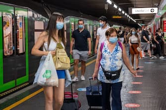 Passeggeri in metropolitana