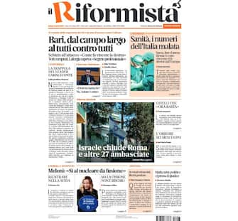 la prima pagine de il riformista