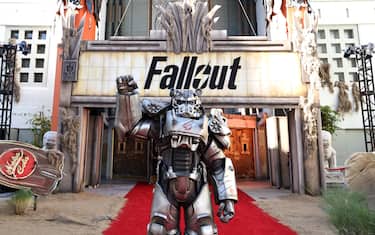 HOLLYWOOD, CALIFORNIA - APRIL 09: Signage is seen during the "Fallout" Global Red Carpet Premiere at TCL Chinese Theatre on April 09, 2024 in Hollywood, California. (Photo by Anna Webber/Getty Images for Prime Video)