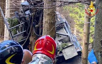 I soccorritori sul luogo dell'incidente