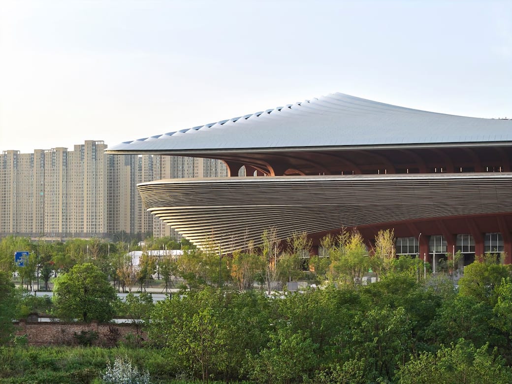 Xi'an International Football Centre © Hufton + Crow