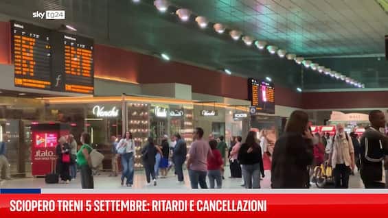 Sciopero treni 5 settembre: ritardi e cancellazioni Sciopero treni 5 settembre: ritardi e cancellazioni
