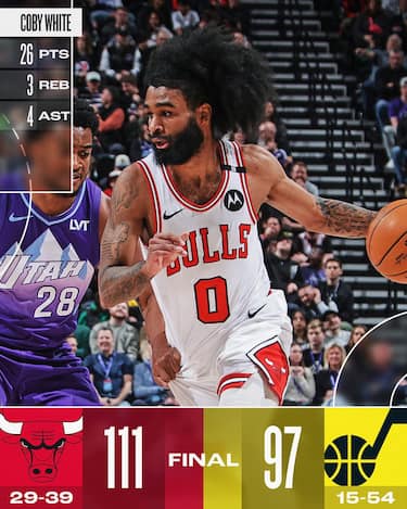 UTAH JAZZ-CHICAGO BULLS 97-111