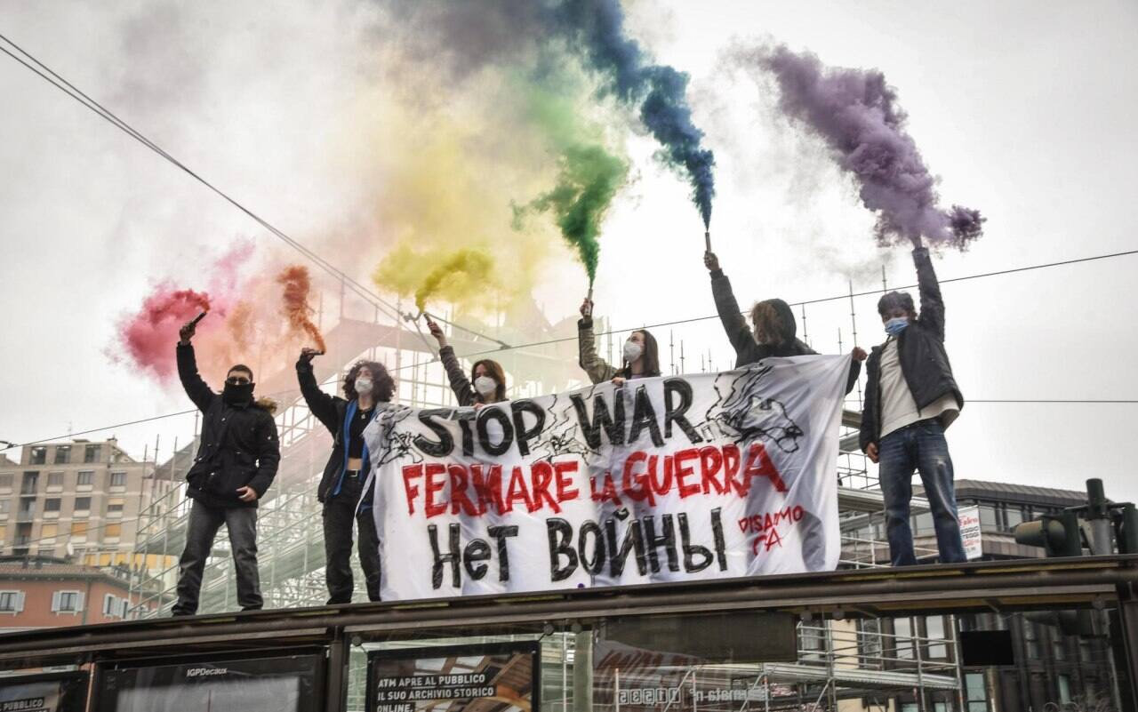 Manifestazione a Milano