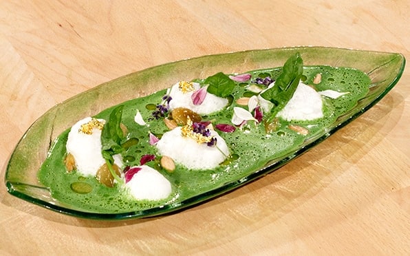 Crema di spinaci e cocco