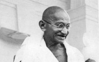 Mohondas Karamchand Gandhi (1869-1948), known as Mahatma (Great Soul), Indian Nationalist leader. (Photo by Ann Ronan Pictures/Print Collector/Getty Images)