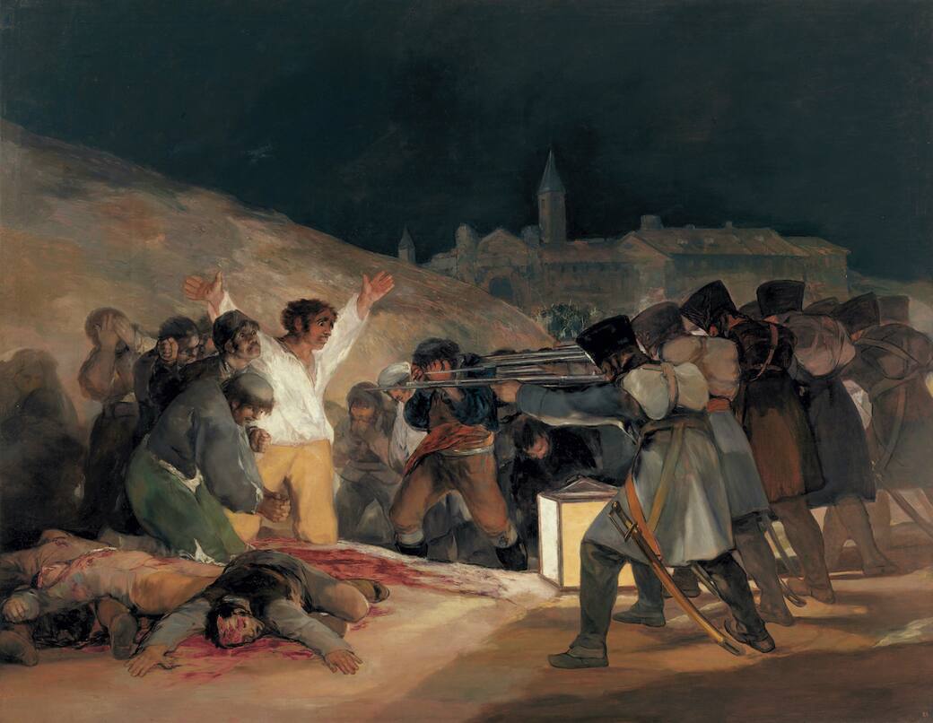 Francisco Goya, El 3 de mayo en Madrid, (Museo del Prado)