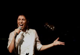 Italian pop soul singer Giorgia Todrani (known as Giorgia) performing, Rome, Italy, 2008. (Photo by Luciano Viti/Getty Images)