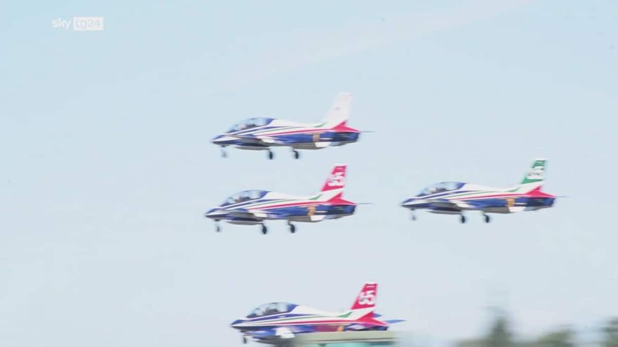 Balloon Cup, show delle Frecce Tricolori a Piacenza