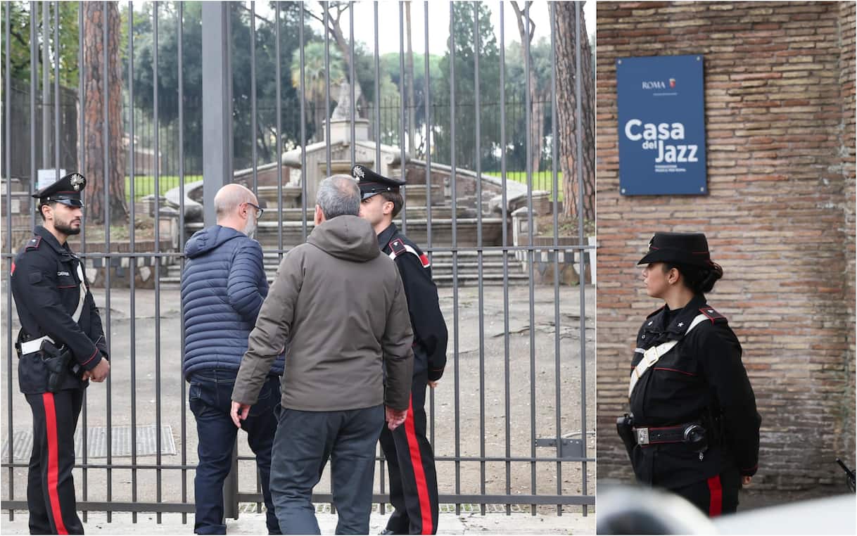Roma, altra giornata di scavi alla Casa del Jazz: si cerca il corpo del giudice Adinolfi Roma, altra giornata di scavi alla Casa del Jazz: si cerca il corpo del giudice Adinolfi