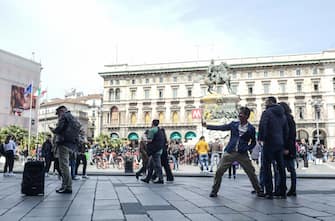 Pasquetta 2023
Musei chiusi a pasquetta e turisti per il centro
Milano, 10 aprile 2023, ANSA/Davide Canella