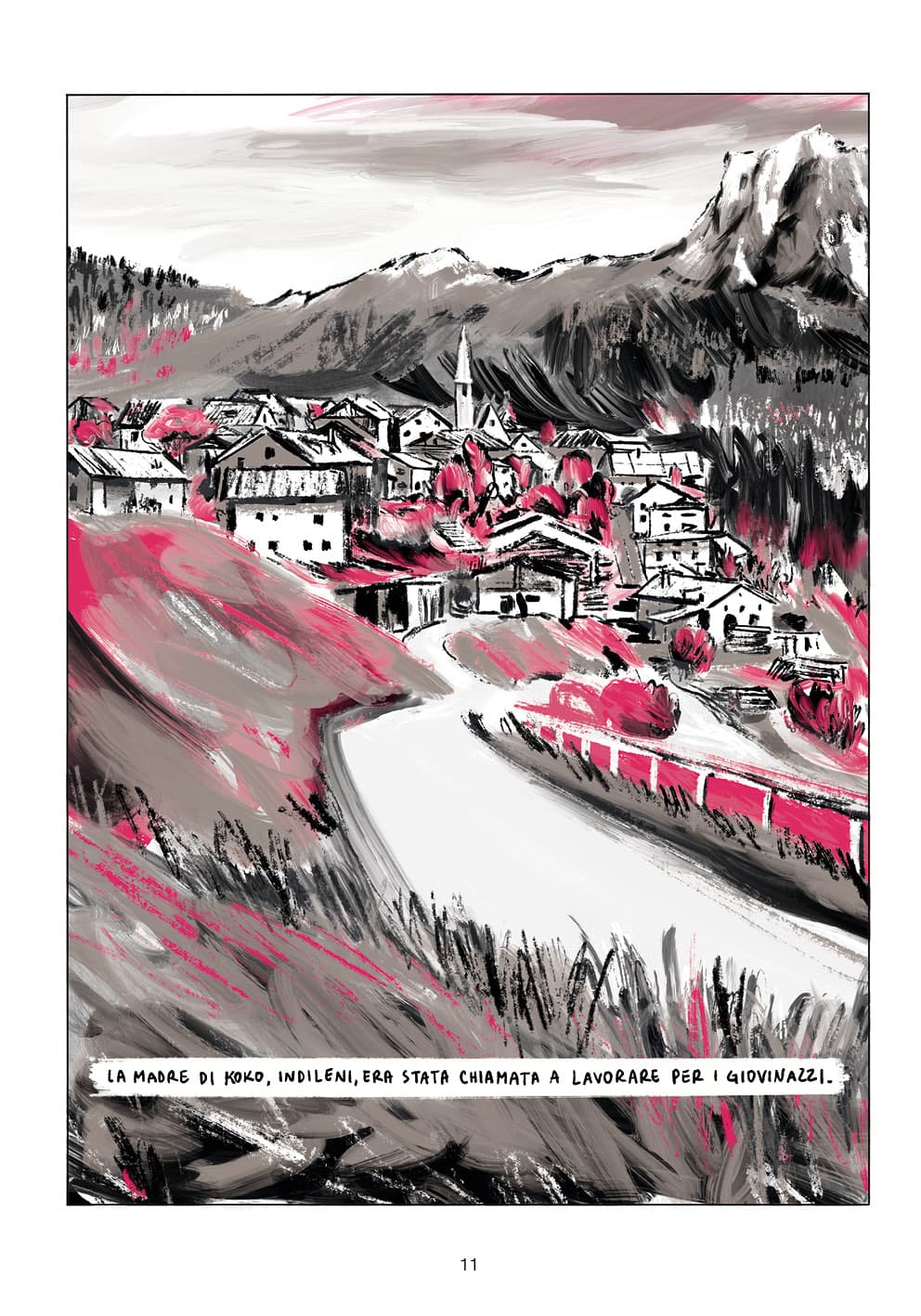 Una tavola di Polifonia di Johnny Mox e Chiara Fazi (Coconino Press)