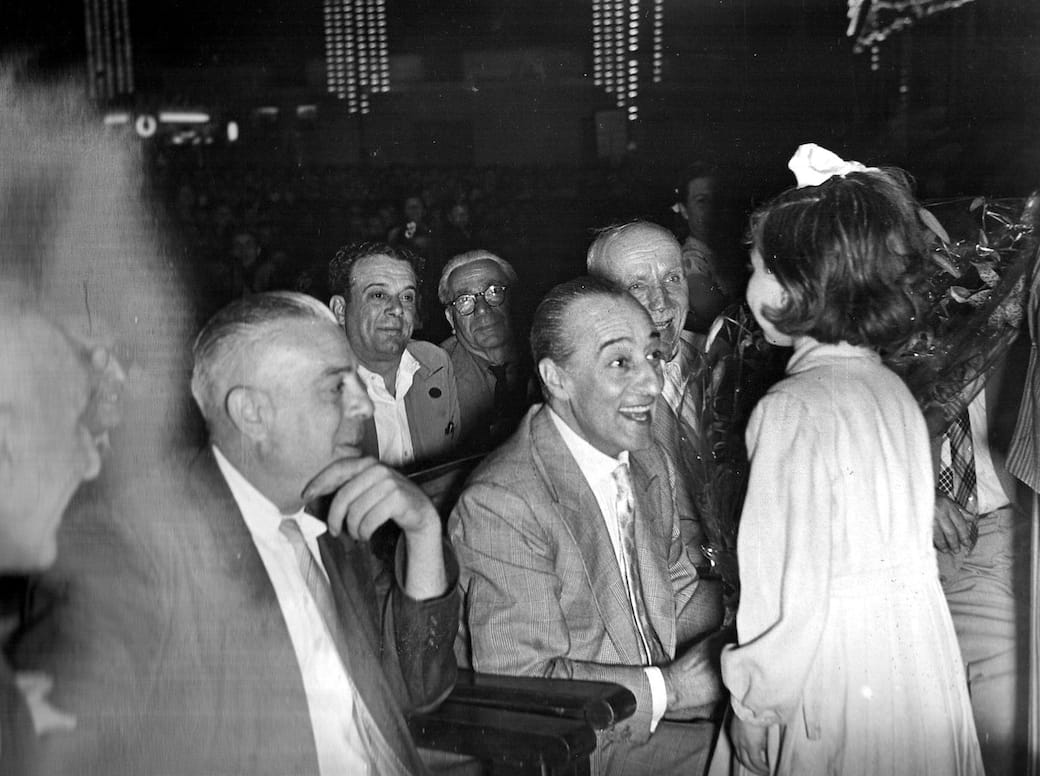 Totò alla festa del Monacone nel Rione Sanità. Credito Gino (Luigi) Campolongo