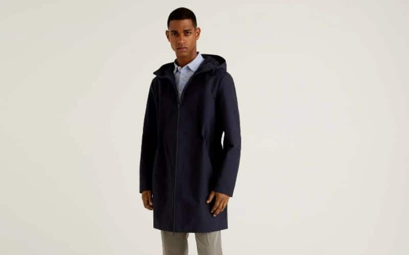 Parka uomo sfoderato in cotone