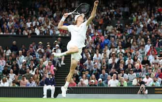 Jannik Sinner (Ita) during the 2023 Wimbledon Championships on July 3, 2023 at All England Lawn Tennis & Croquet Club in Wimbledon, England