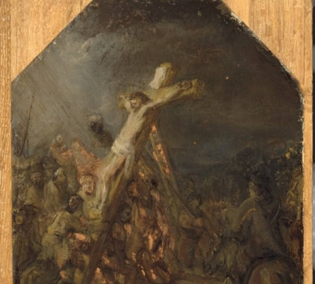 Rembrandt.Bredius.The_Raising_of_the_Cross._After_restoration.jpg