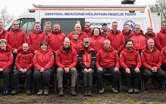 The Prince of Wales and  Princess of Wales visit the Central Beacons Mountain Rescue Team. Their Royal Hignesses are visiting Wales to celebrate the 60th anniversary of Central Beacons Mountain Rescue and to meet members of local communities.



Pictured: The Prince and Princess of Wales,The Duke and Duchess of Cambridge and Cornwall,Prince William,William Prince of Wales,William Duke of Cambridge and Cornwall,Catherine Princess of Wales,Catherine Duchess of Cambridge and Cornwall,Catherine Middleton,Kate Middleton

Ref: SPL5555033 270423 NON-EXCLUSIVE

Picture by: Matthew Horwood-Getty/POOL supplied by Splash News / SplashNews.com



Splash News and Pictures

USA: +1 310-525-5808
London: +44 (0)20 8126 1009
Berlin: +49 175 3764 166

photodesk@splashnews.com



World Rights, No United Kingdom Rights